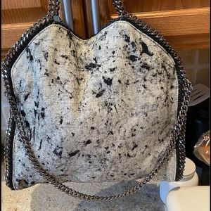 Stella McCartney grey/black tie dye Falabella bag